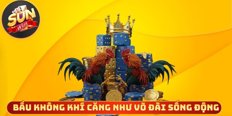 Bầu không khí căng như võ đài sống động
