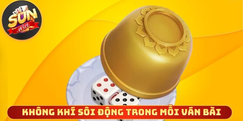 Không khí sôi động hiện rõ trong mỗi ván bài