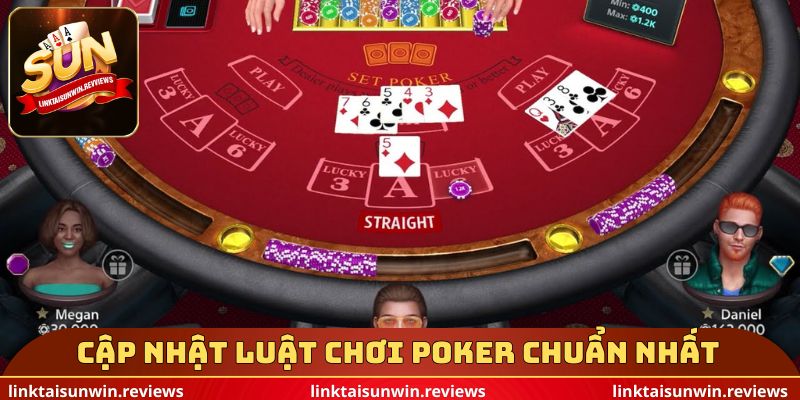 Cập nhật luật chơi Poker chuẩn nhất