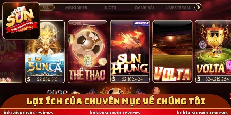 Lợi ích của chuyên mục về chúng tôi
