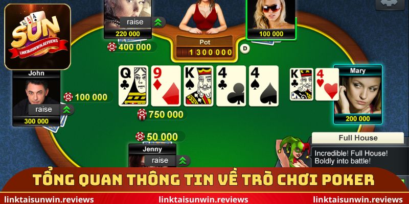 Tổng quan thông tin về trò chơi Poker