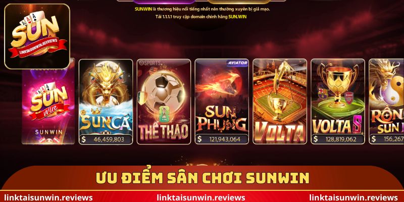 Ưu điểm sân chơi Sunwin